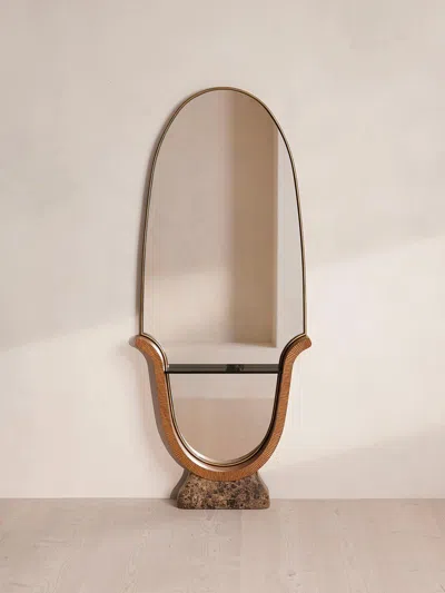 Soho Home Brodie Mirror In Brown