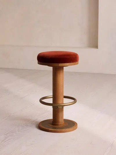 Soho Home Bryden Counter Stool In Brown