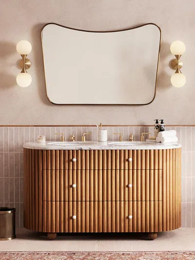 Soho Home Carlisle Double Vanity In Brown