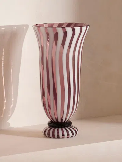 Soho Home Carlotta Murano Vase In Pink