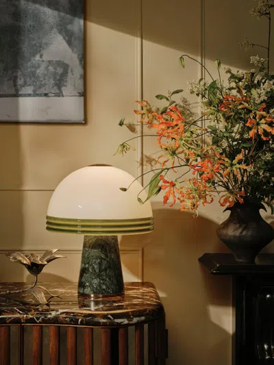Soho Home Cassie Table Lamp In Green