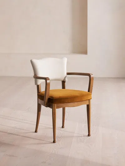 Soho Home Charleston Dining Chair With Arms In Brown
