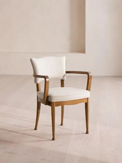 Soho Home Charleston Dining Chair With Arms In Brown