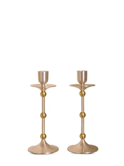 SOHO HOME CILIA CANDLEHOLDERS (SET OF TWO)