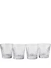 Soho Home White Barwell Crystal Glass Rocks Set In Neutrals