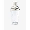 Soho Home Clear Barwell Diamond-cut Crystal Martini Shaker 16cm