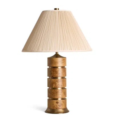 Soho Home Clover Table Lamp In Brown