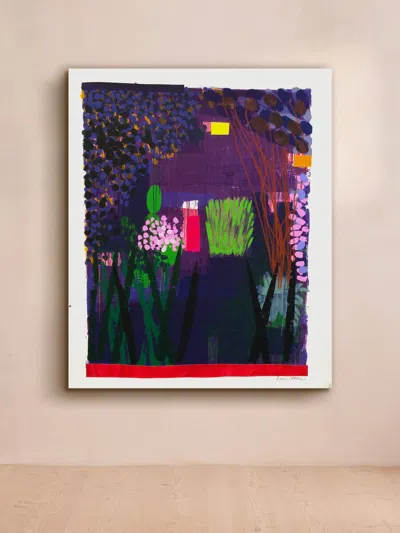 Soho Home 'dark Purple Garden' By Bruce Mc Lean