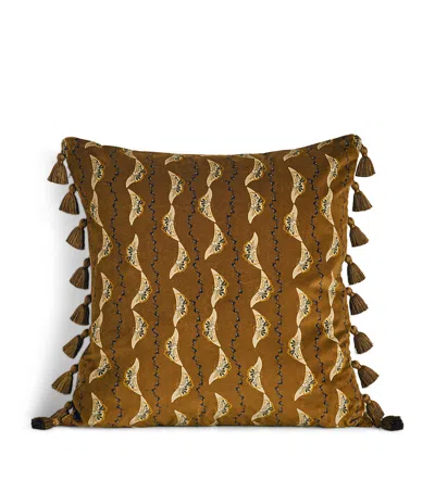 Soho Home Deklan Cushion In Brown