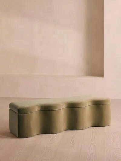 Soho Home Eli Storage Bench In Green