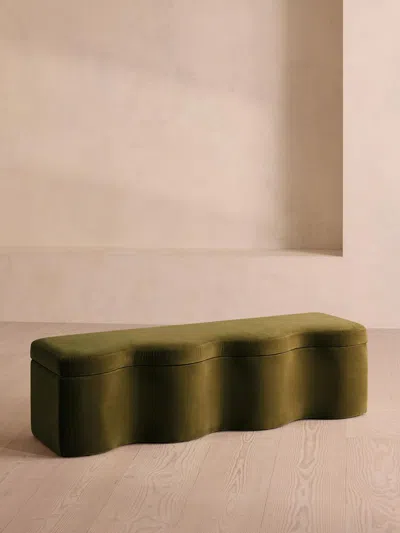 Soho Home Eli Storage Bench In Green