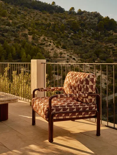 Soho Home Elias Outdoor Armchair In Brown
