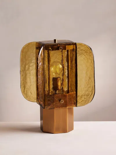 Soho Home Elias Table Lamp In Brown