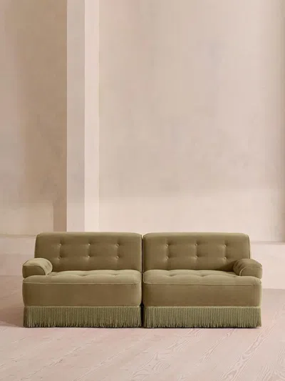 Soho Home Elowen Modular Sofa In Green