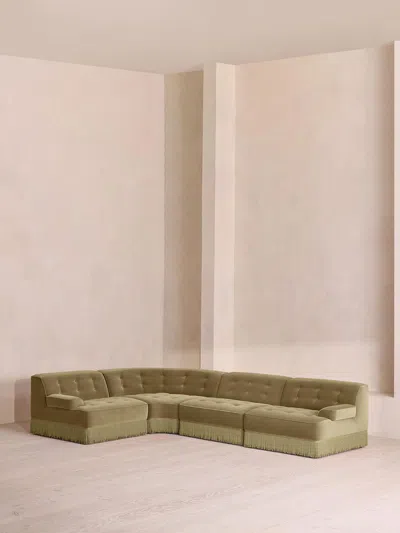 Soho Home Elowen Modular Sofa In Green