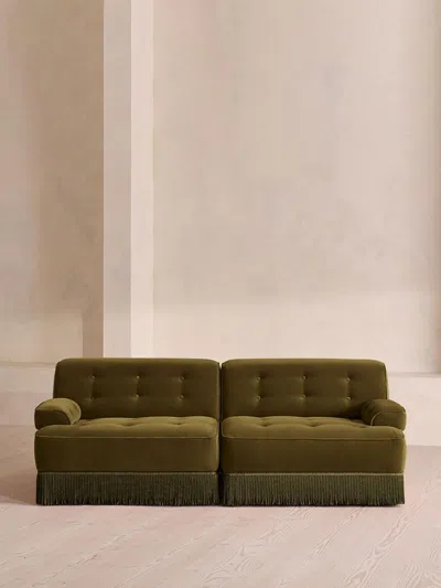 Soho Home Elowen Modular Sofa In Green