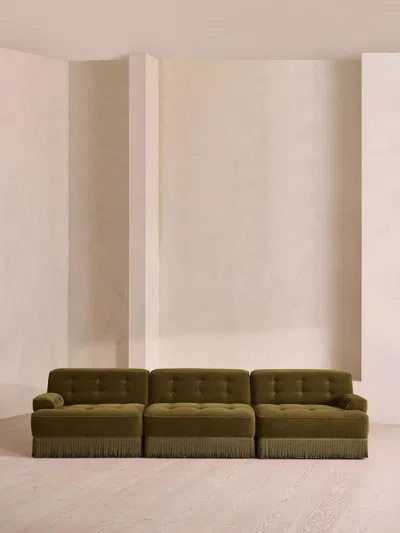 Soho Home Elowen Modular Sofa In Green