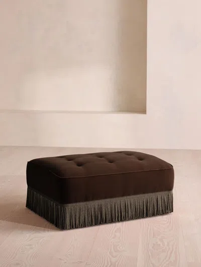 Soho Home Elowen Ottoman In Brown