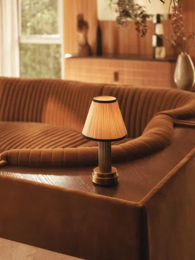 Soho Home Emmie Portable Lamp In Brown