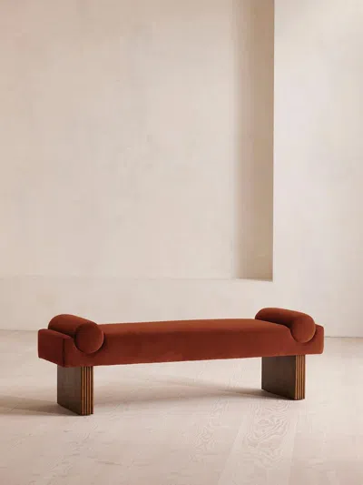 Soho Home Esther Bench In Brown