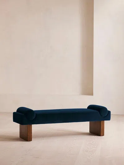 Soho Home Esther Bench In Blue