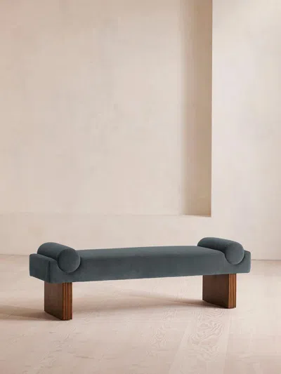 Soho Home Esther Bench In Blue