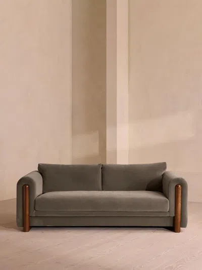 Soho Home Faarell Three Seater Sofa In Green