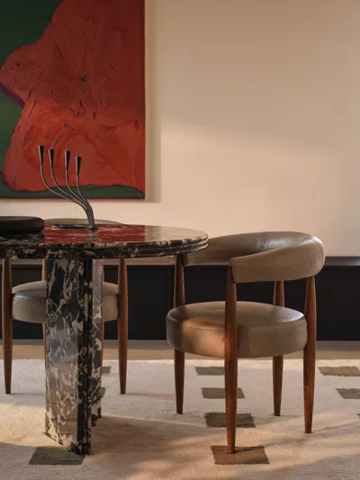 Soho Home Fergus Dining Chair In Brown