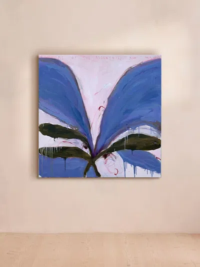 Soho Home Flowers Of The Mountain 49' By Philip Maltman In Blue
