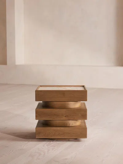 Soho Home Flynn Side Table In Brown