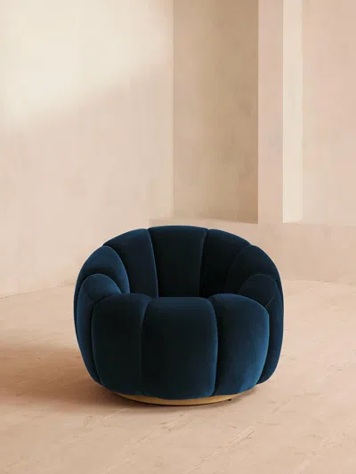 Soho Home Garret Armchair In Blue
