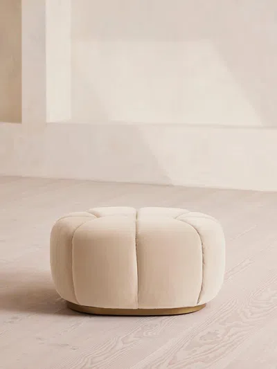 Soho Home Garret Footstool In White