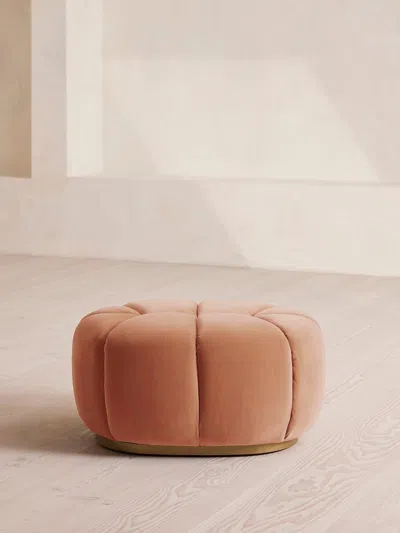 Soho Home Garret Footstool In Orange