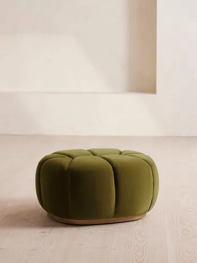 Soho Home Garret Footstool In Green