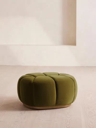 Soho Home Garret Footstool In Green