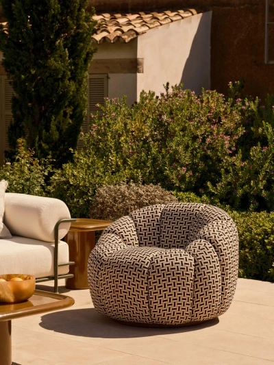 Soho Home Garret Outdoor Armchair In Brown