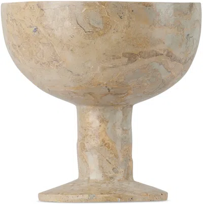 Soho Home Green Jasper Footed Bowl