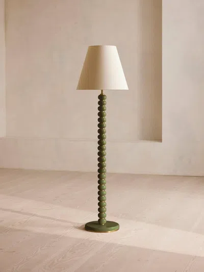 Soho Home Greyson Floor Lamp In Green