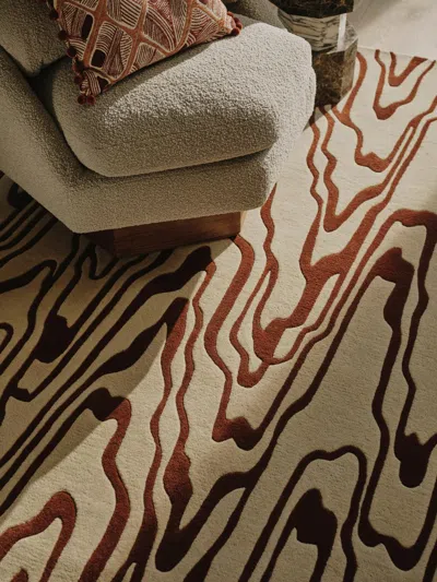 Soho Home Griffiths Rug Rust In Multi