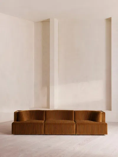 Soho Home Hamish Modular Sofa In Brown