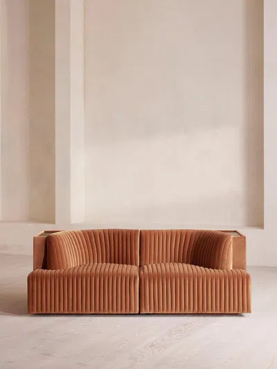Soho Home Hamish Modular Sofa In Orange