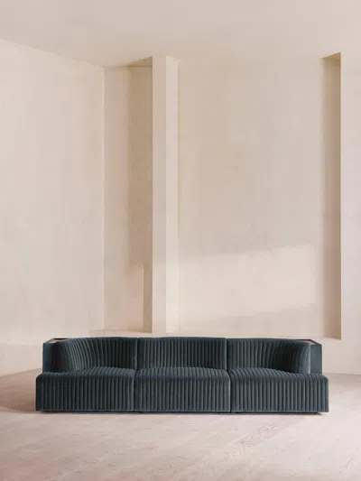 Soho Home Hamish Modular Sofa In Blue