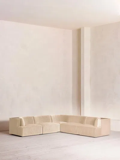 Soho Home Hamish Sectional Corner Sofa In Brown