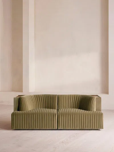 Soho Home Hamish Sectional Sofa In Green