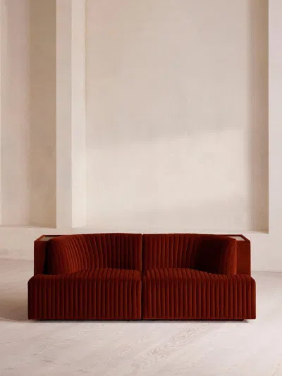 Soho Home Hamish Sectional Sofa In Red