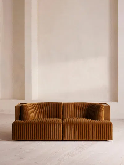 Soho Home Hamish Sectional Sofa In Brown