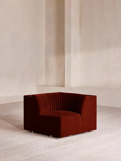 Soho Home Hamish Sectional Sofa In Red