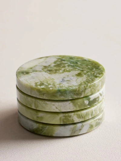 Soho Home Hanson Coaster In Green