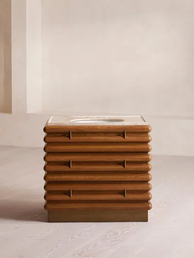 Soho Home Harrison Single Vanity Unit In Brown