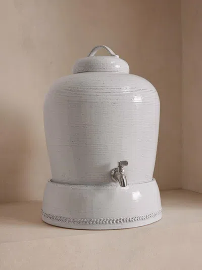 Soho Home Hillcrest Ceramic Water Dispenser In White